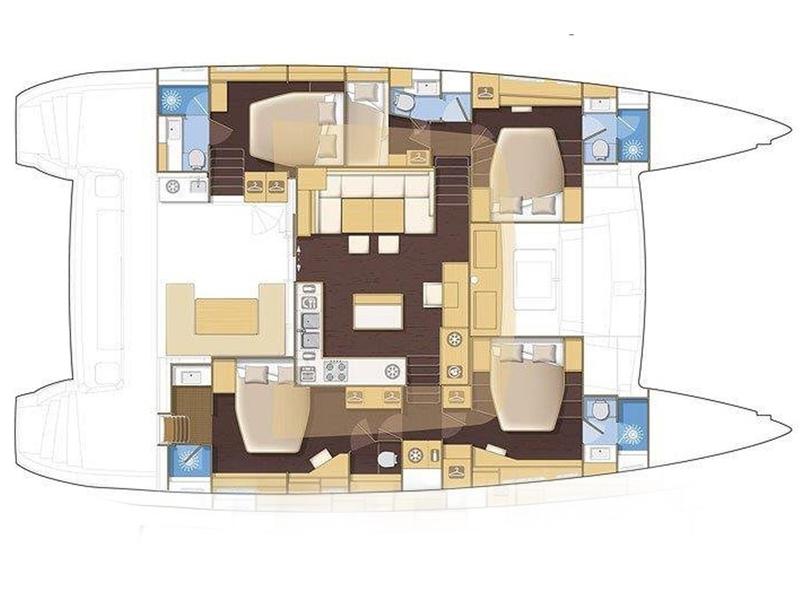 Book yachts online - catamaran - LAGOON 560 - ISLAS CHAFARINAS - rent