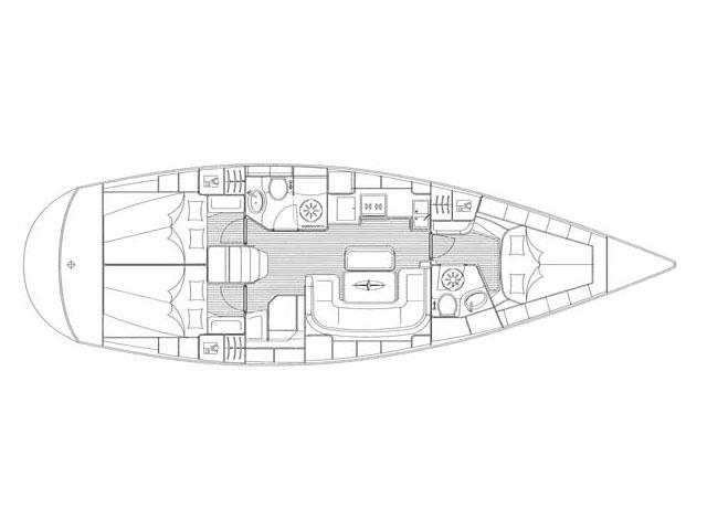 Book yachts online - sailboat - Bavaria 42 Cruiser - TOISJO - rent