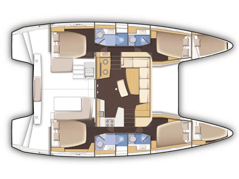 Book yachts online - catamaran - Lagoon 42 - Lag42AM - rent