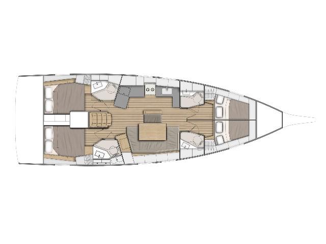 Book yachts online - sailboat - Oceanis 46.1 - OC46.1Lea - rent