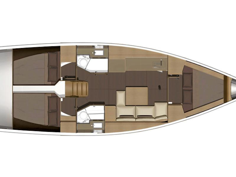 Book yachts online - sailboat - Dufour 382 - Eftychia 4 - rent