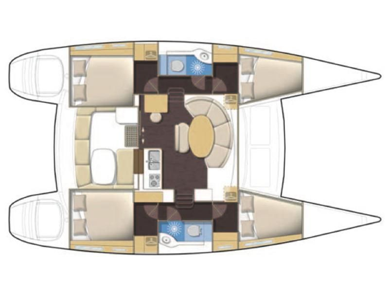 Book yachts online - catamaran - Lagoon 380 - Eftychia 2 - rent