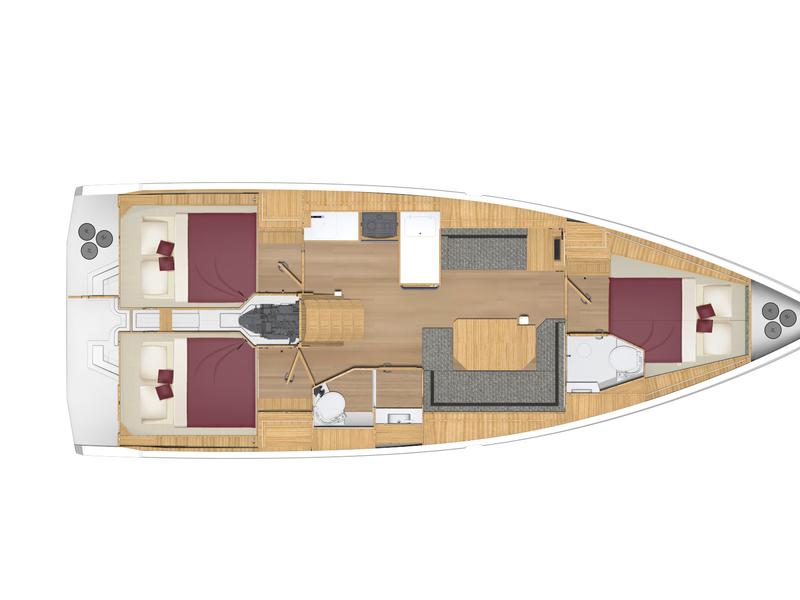 Book yachts online - sailboat - Bavaria C 38 - SUNNY - rent