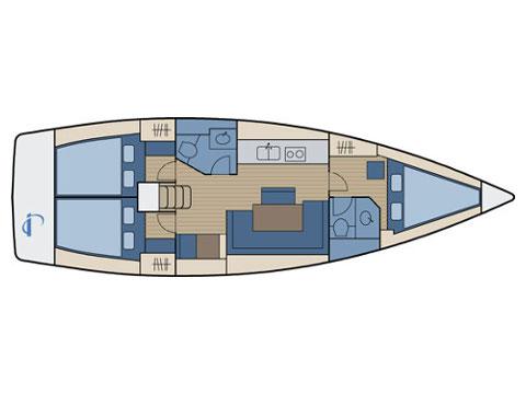 Book yachts online - sailboat - Bavaria 40 Cruiser - SPIRIT OF STYRIA - rent