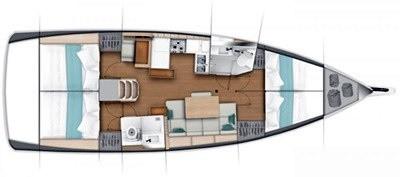 Book yachts online - sailboat - Sun Odyssey 440 - ONDECK - rent