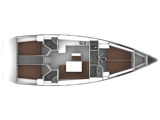 Book yachts online - sailboat - Bavaria Cruiser 46 - NEREUS - rent