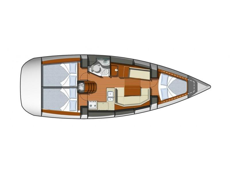 Book yachts online - sailboat - Sun Odyssey 36i - Ismini - rent