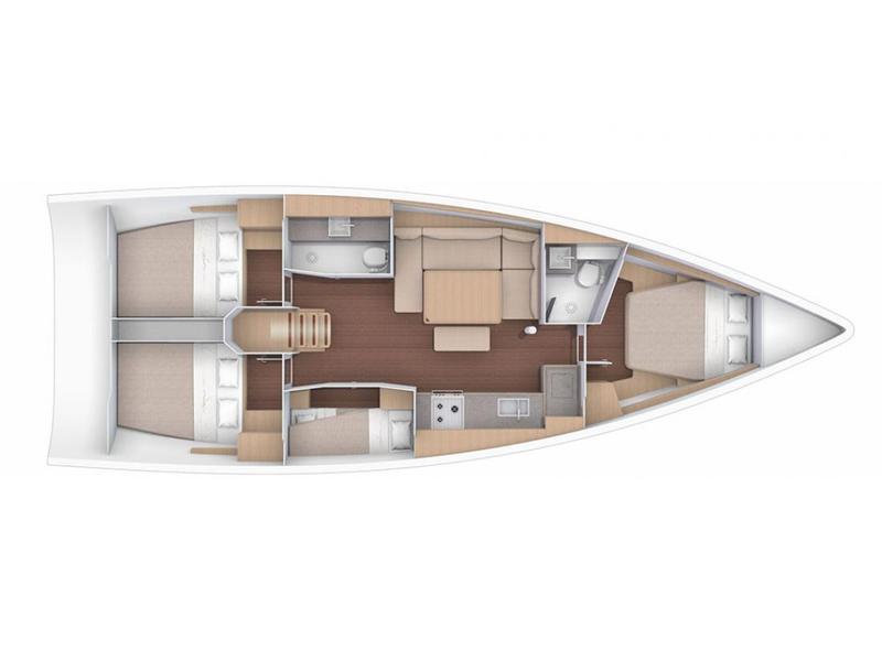 Book yachts online - sailboat - Dufour 430 - OCEAN WHISPER - rent