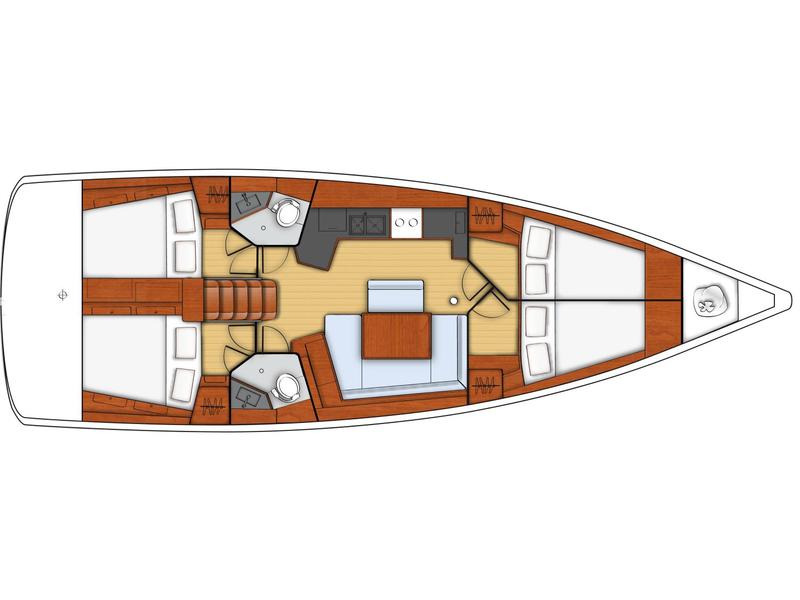 Book yachts online - sailboat - Oceanis 45 - Argyro - rent