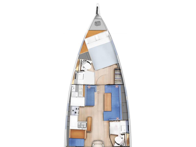 Book yachts online - sailboat - Sun Odyssey 410 - AELLA - rent