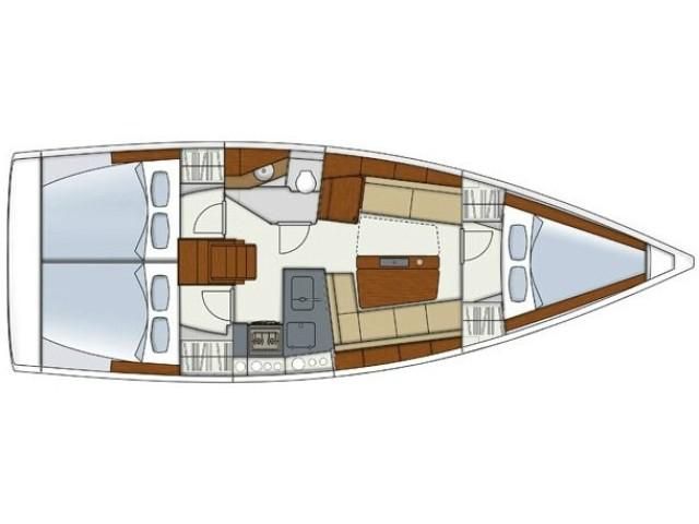 Book yachts online - sailboat - Hanse 345 - Alkion - rent