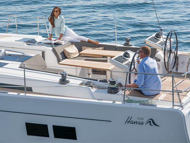 Book yachts online - sailboat - Hanse 588 - ONLY SKIPPERED - AMADEA (ONLY SKIPPERED) - rent