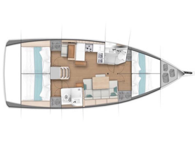 Book yachts online - sailboat - Sun Odyssey 440 - MIKE CHARLIE - rent
