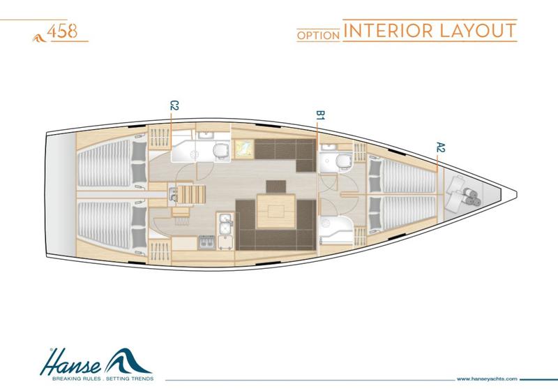 Book yachts online - sailboat - Hanse 458 (3 cab) - MERAKI - rent