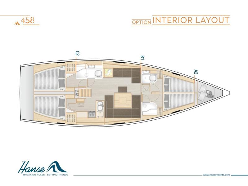 Book yachts online - sailboat - Hanse 458 - Triton - rent