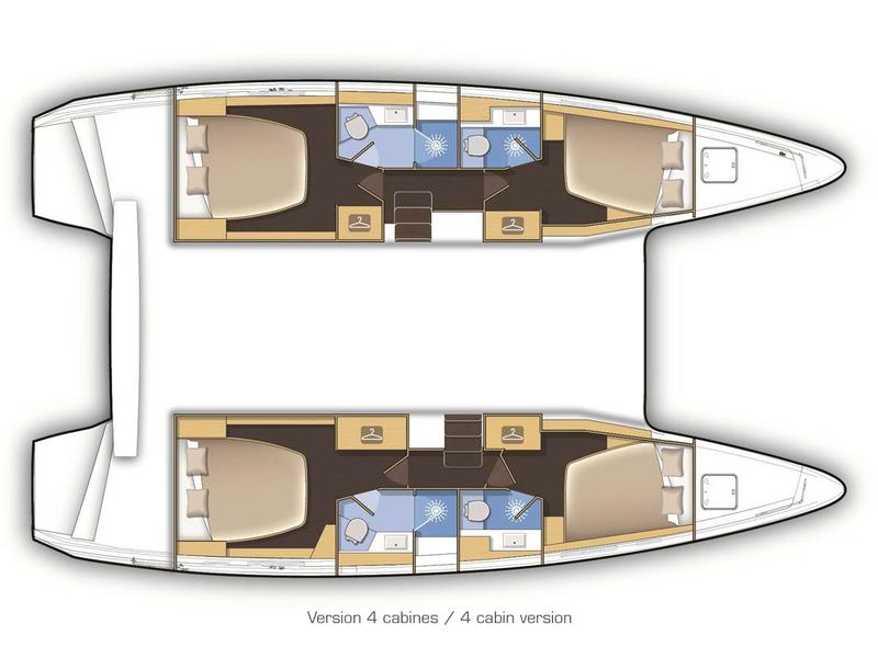 Book yachts online - catamaran - Lagoon 42 A/C &amp; GEN. - PLOUS - rent
