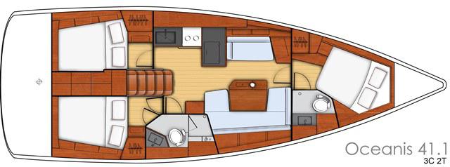 Book yachts online - sailboat - Oceanis 41.1 - LUX - rent