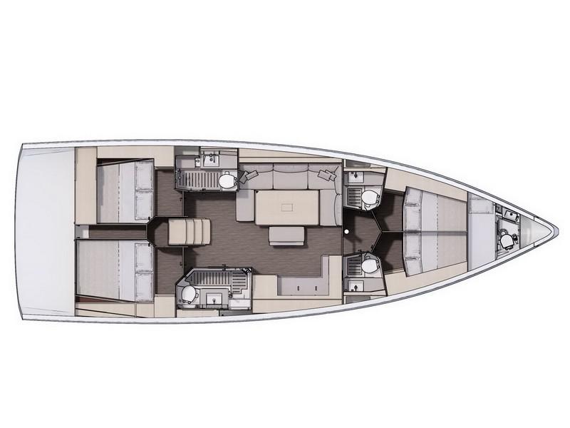 Book yachts online - sailboat - Dufour 470 - EDELWEISS - rent
