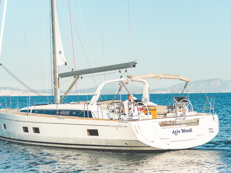 Book yachts online - sailboat - Oceanis 55.1 - Axis Mundi A/C-GEN-SOLAR-ELEC.WC - rent