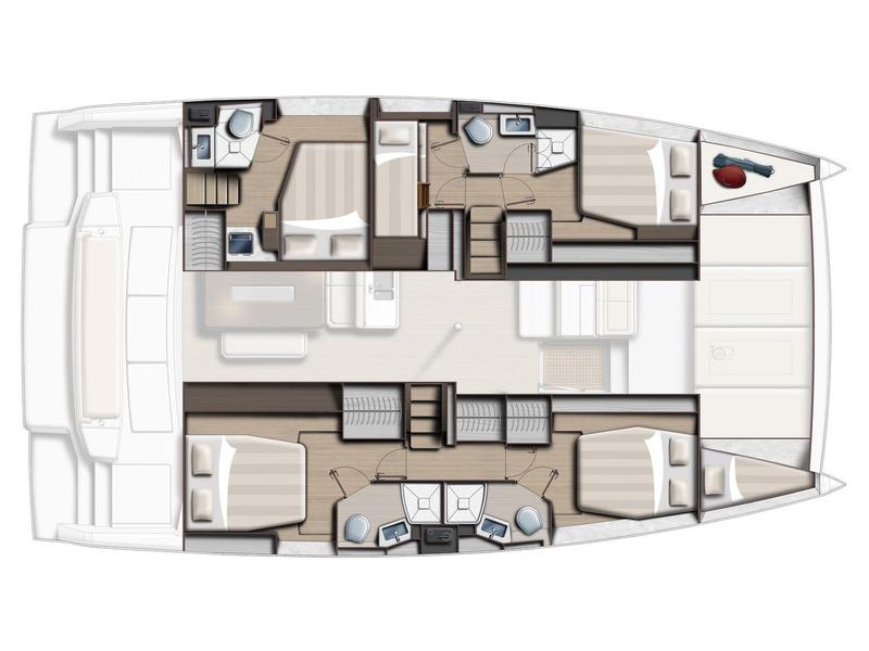 Book yachts online - catamaran - Bali 4.6 - Grampus - rent