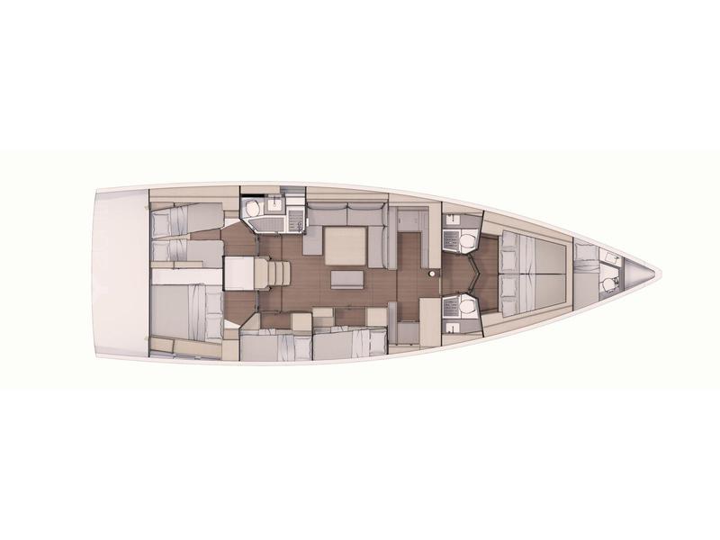 Book yachts online - sailboat - Dufour 530 Exclusive 2020 - Gryffindor - rent