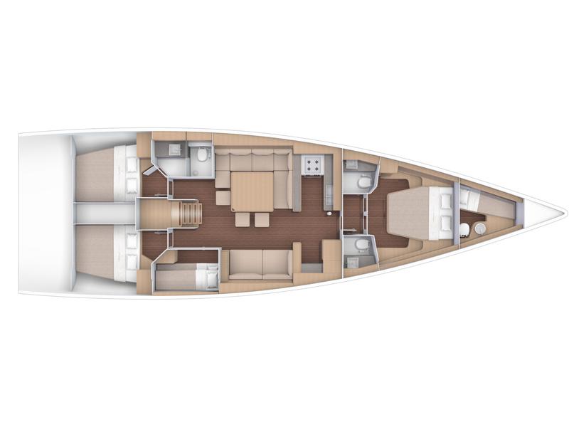 Book yachts online - sailboat - Dufour 56 Exclusive - Friska - rent
