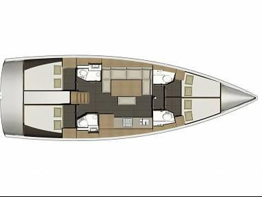 Book yachts online - sailboat - Dufour 460 - Neptune Planet - rent