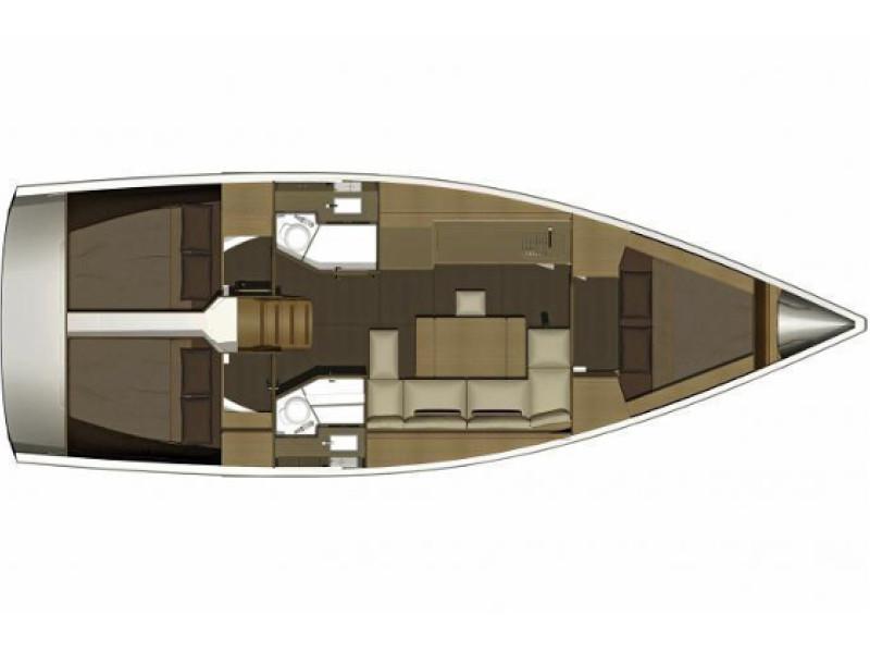 Book yachts online - sailboat - Dufour 382 - Venus Planet - rent