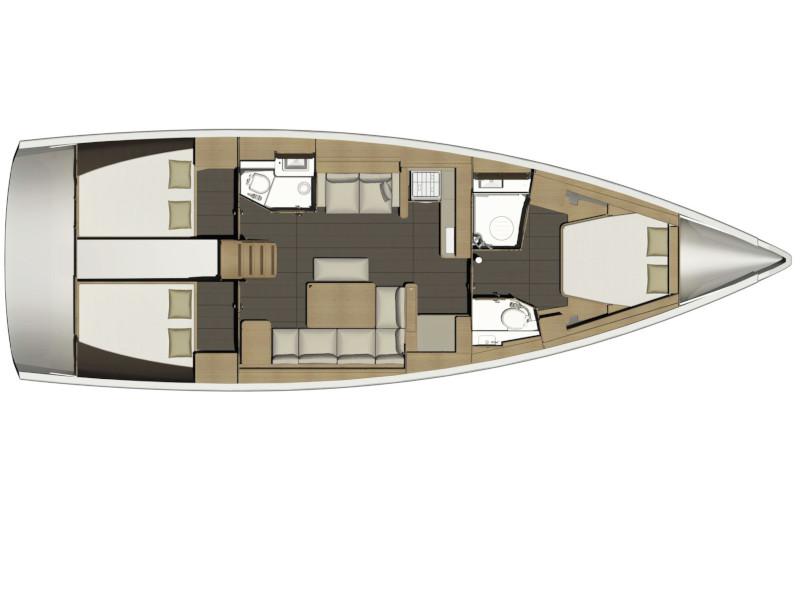 Book yachts online - sailboat - Dufour 460 GL - Serendipity - rent