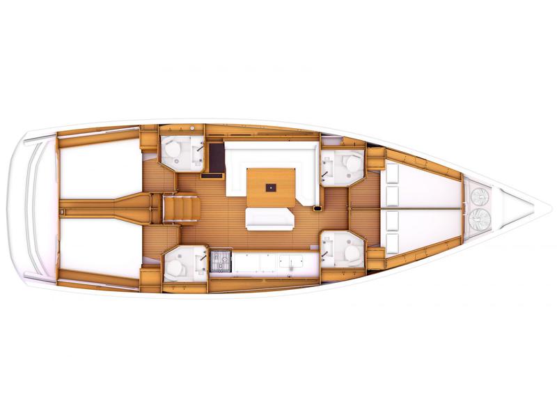 Book yachts online - sailboat - Sun Odyssey 479 - Black Kiss - rent