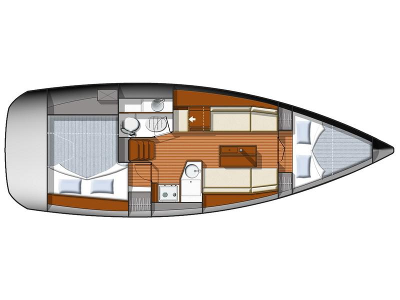 Book yachts online - sailboat - Sun Odyssey 33i - Hasta Siempre - rent