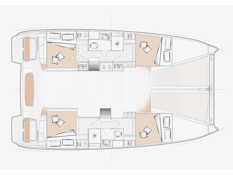 Book yachts online - catamaran - Excess 11 - Gold Kiss - rent