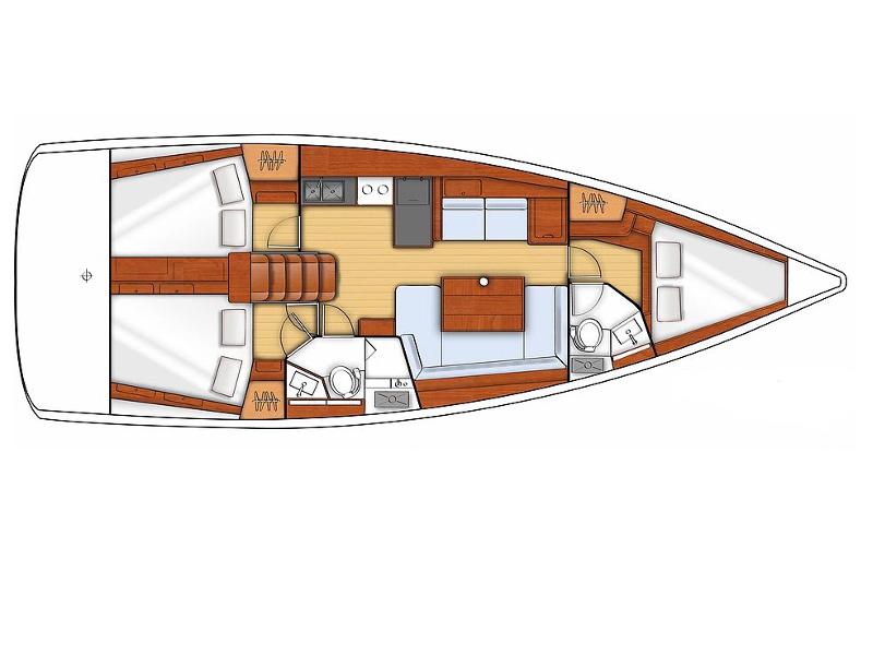 Book yachts online - sailboat - Oceanis 41 S - Slunicko - rent