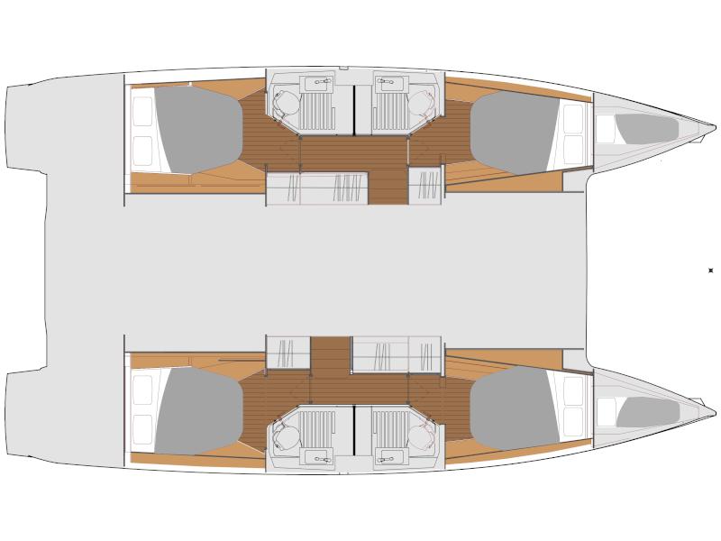 Book yachts online - catamaran - Astréa 42 - Vespera - rent