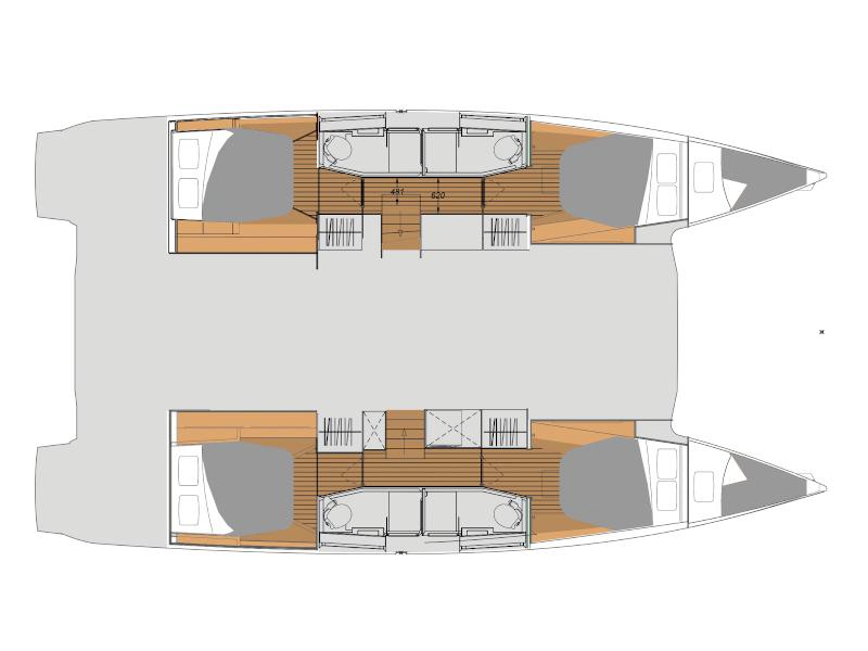 Book yachts online - catamaran - Elba 45 - Santa Maria - rent
