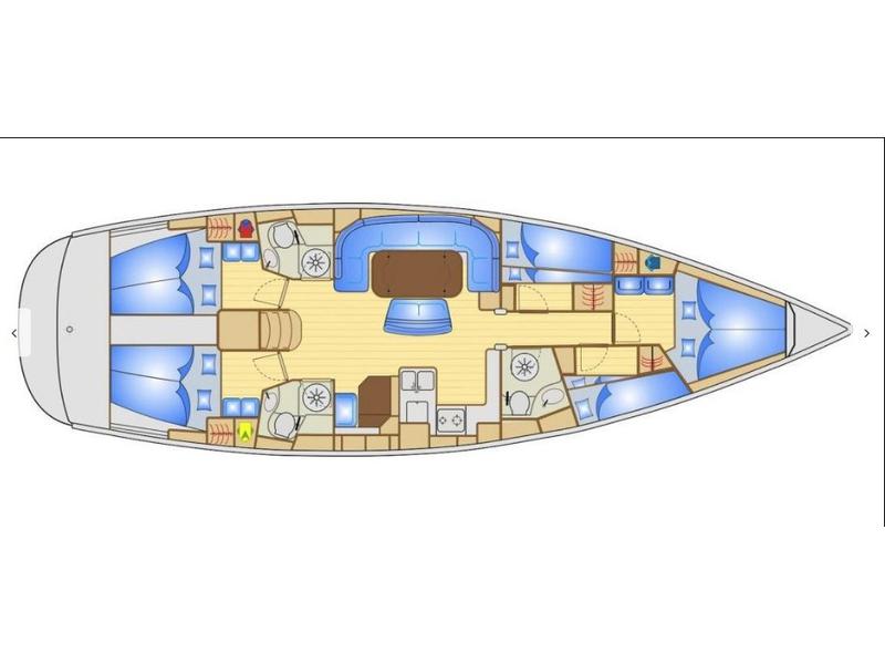 Book yachts online - sailboat - Bavaria 50 Cruiser - Leonidas - rent