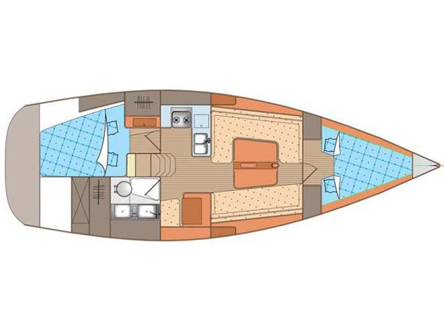 Book yachts online - sailboat - Elan 340 - Arwen - rent