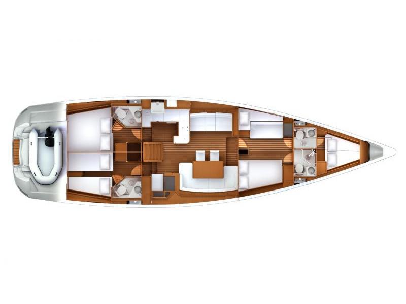 Book yachts online - sailboat - Jeanneau 57 - Messenger - rent