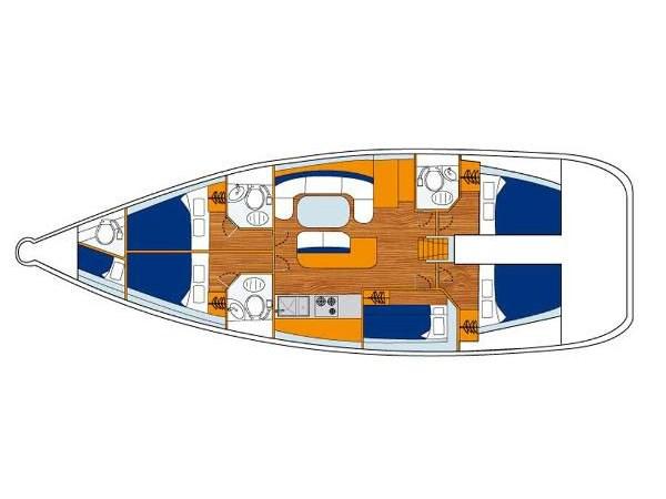 Book yachts online - sailboat - Cyclades 50.5 - Fairy - rent