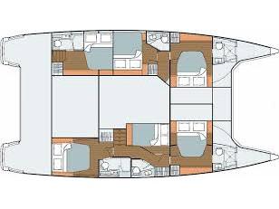 Book yachts online - catamaran - Saba 50 - NINA III - rent