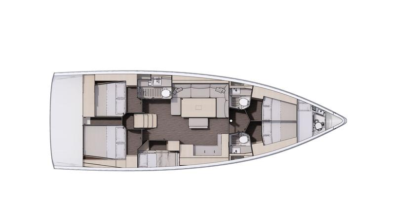 Book yachts online - sailboat - Dufour 470 (4+1) - Aruba - rent