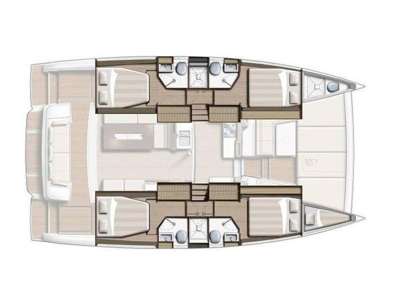 Book yachts online - catamaran - Bali 4.2 Open Space - MARE BLUE - rent