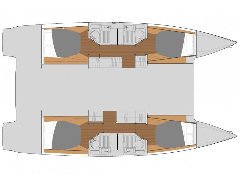 Book yachts online - catamaran - Astréa 42 - Argo I - rent