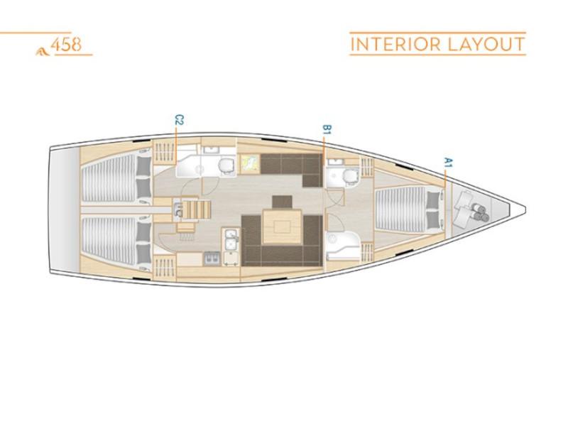 Book yachts online - sailboat - Hanse 458 - Sea Pearl - rent