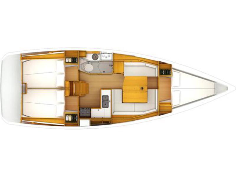 Book yachts online - sailboat - Sun Odyssey 389 - Freddie - rent