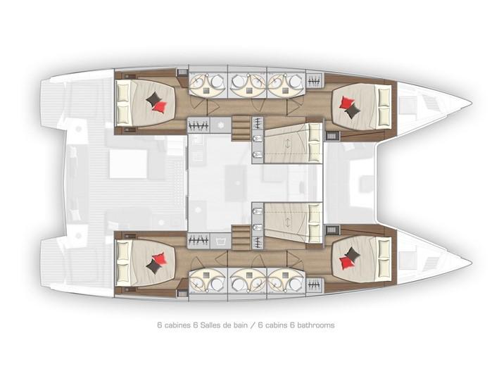 Book yachts online - catamaran - Lagoon 50 - Aeolian Myth - rent