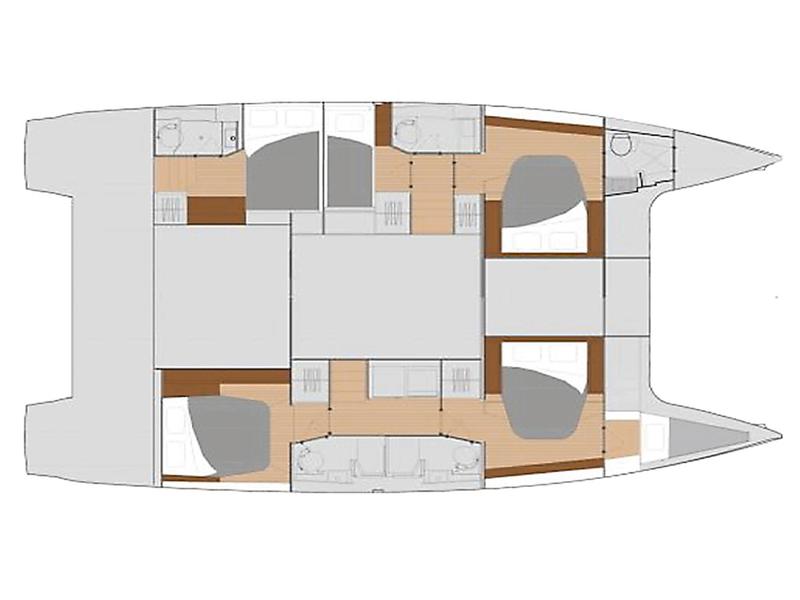 Book yachts online - catamaran - Fountaine Pajot 47 SAONA LUX (GEN,AC,WATERMAKER) - AquaSpirit - rent