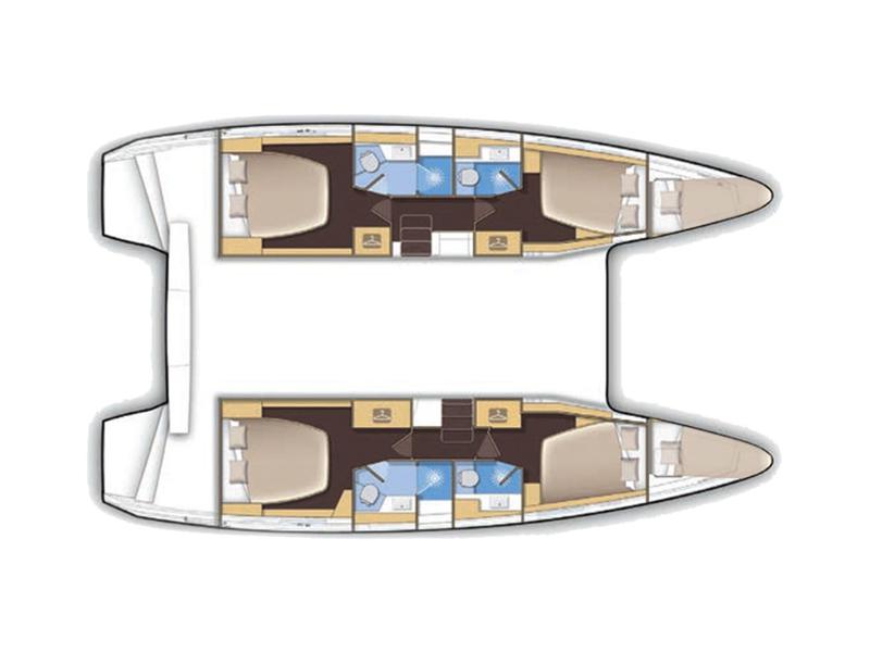 Book yachts online - catamaran - Lagoon 42 - Full Moon - rent