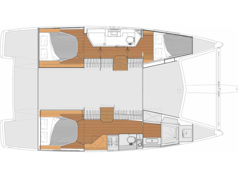 Book yachts online - catamaran - Lucia 40 owner version - Princess Lea - rent