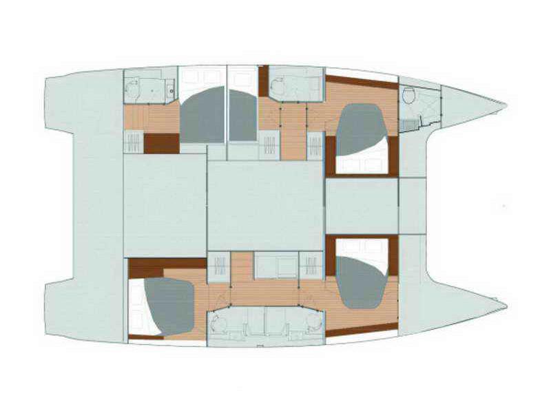 Book yachts online - catamaran - Saona 47 - Lucky Alexandra - rent
